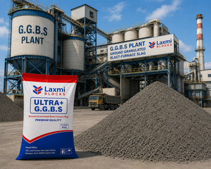 Escoria Granulada de Horno de Fundición 1MT Ultra + Suplemento Mineral GGBS para la Fabricación de Concreto Origen Gujarat Laxmi Blocks - Product Image 3