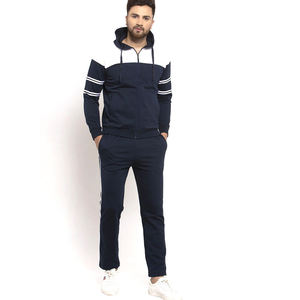 Chándal con Capucha para Hombre, Diseño Color Block en Blanco y Negro, Cierre de Cremallera, Manga Larga, Estilo Casual para Otoño, con Bolsillos Laterales, Corte Regular - Product Image 3