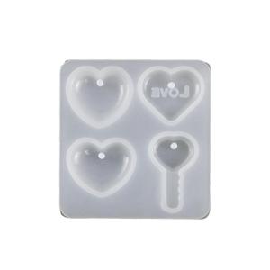พวงกุญแจรูปหัวใจวันวาเลนไทน์สำหรับแม่พิมพ์เรซิ่นซิลิโคน - Product Image 5