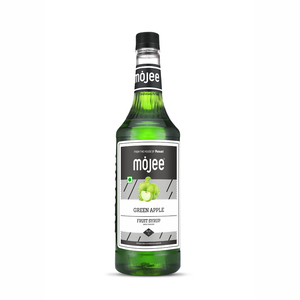 Jarabe de Manzana Verde Mojee 1000 ML, Botella con Sabor, Picante y Refrescante para Cócteles - Product Image 1