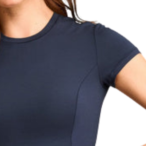 Chemise chic à col rond et manches courtes pour femme, décontractée, douce, respirante, confortable, vêtements de mode pour tous les jours - Product Image 5