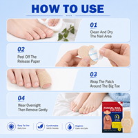 Patchs hydrogel respirants pour soins des ongles, autocollants hydratants pour la protection des ongles, fabricant OEM ODM