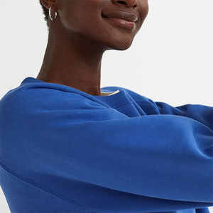 Female Sweatshirt classic long sleeve pullover breathable soft fabric crewneck casual <b>top</b> comfortable fit for gym and <b>walking</b> - Product Image 3
