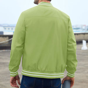 <b>Men's</b> Bomber <b>Jacket</b> Premium Quality Windproof <b>Lightweight</b> Casual Outerwear Streetwear Fashion <b>Jacket</b> - Product Image 4