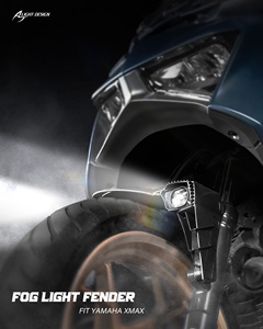 <b>LED</b> <b>Spot</b> Light High/Low Beam 28W 43W Natural White Durable Motorcycle Fender Upgrade 2Lens Auxiliary Lamp Wide Compatibility - Product Image 4