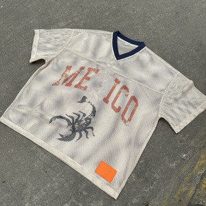 Camiseta Deportiva de Fútbol Personalizada con Serigrafía, Cuello en V, Corte Recto para Hombre - Product Image 1
