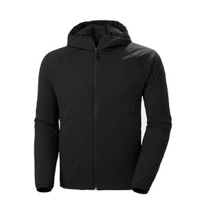 Veste coupe-vent à capuche pour homme personnalisée, réversible, pour le ski, avec logo brodé, fermeture éclair, imperméable, coupe-vent, style sportif - Product Image 1