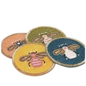 Posavasos Decorativos Bohemios de Vidrio con Cuentas, Duraderos para Fiestas de Cócteles, Artesanía - Product Image 2