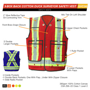 Chaleco Reflectante de Alta Visibilidad para Hombre, Ropa de Trabajo Transpirable para Construcción, Industria y Trabajadores de Carreteras - Product Image 4