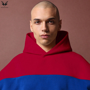 Sudadera con Capucha Oversize Premium Color Block con Cordón Ajustable para Deporte y Ocio, Estilo Urbano, Unisex, para Otoño e Invierno - Product Image 6