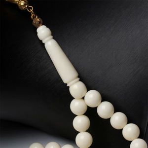 Rosario Musulmán de Lujo, Cuentas de Oración Tesbih, Regalo para Eid, Sibha, Misbaha Redonda de 10 mm - Product Image 3