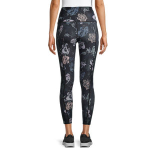 Seamless Compression <b>Leggings</b> Women Mid Waist Yoga Gym Pants Spandex/<b>Polyester</b> Quick Dry Breathable Eco-Friendly Full Length OEM - Product Image 5