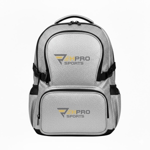 Manufacturer Of Custom Team Logo Glitter <b>Backpack</b> with Rhinestones for Cheerleading and Majorette Dancing Bags - Product Image 6