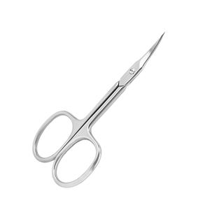 Tijeras para el cuidado de las uñas, tijeras para cutículas con hoja curva, acabado pulido, punta fina, acero inoxidable, tijeras para cutículas y uñas para belleza - Product Image 1