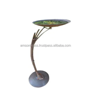 Light Weight Decorative Bird Bath Garden Ornaments Metal Bird Bath Garden Bird Bath