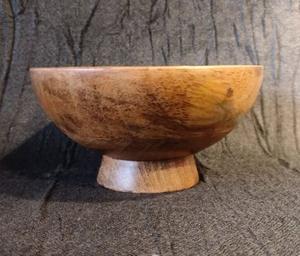 Tazón de servir de madera de diseño creativo, forma redonda, apto para alimentos, para vajilla, tazón para servir bocadillos, decoración del hogar, al mejor precio. - Product Image 6