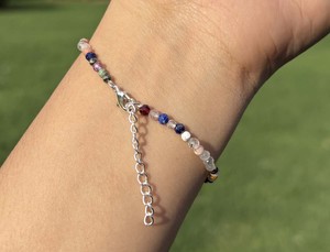 Assorted Natural Gemstone <b>Bracelet</b> 925 Sterling <b>Silver</b> <b>Adjustable</b> Mixed Crystal Beaded <b>Bracelet</b> OEM ODM Bulk Supplier - Product Image 4