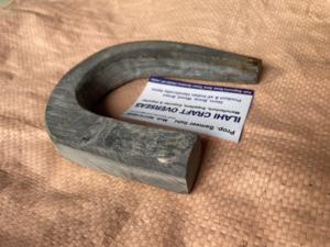 Mango de cuerno de búfalo sin terminar con forma de nariz, ideal para manualidades personalizadas y producción de bastones hechos a mano. - Product Image 5