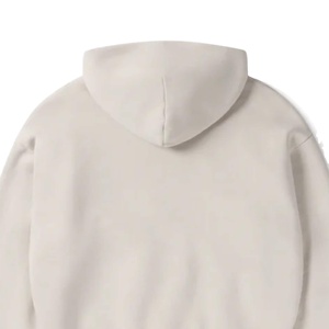 เสื้อฮู้ดดี้ผู้ชายไซส์ใหญ่ สีพื้น ผ้าฝ้ายเฟรนช์เทอร์รี่ สวมใส่สบายๆ ในฤดูใบไม้ร่วง ทรงปกติ ผ้าถักย้อมสีเรียบ - Product Image 1