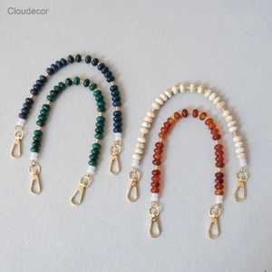 Porte-clés Bracelet en Perles de Résine Verte, Accessoire de Mode pour Femmes - Product Image 5