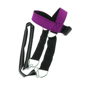 Professional Boxing Neck <b>Harness</b> with Adjustable Straps and Durable Metal Chain for Resistance Workouts - Product Image 2