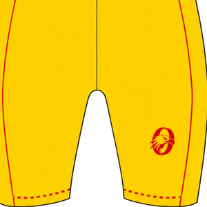 Combinaison de compétition de rowing rouge et jaune pour homme, sans manches, uniforme de performance, maillot de course, vêtements de sport d'équipe personnalisés en gros - Product Image 6
