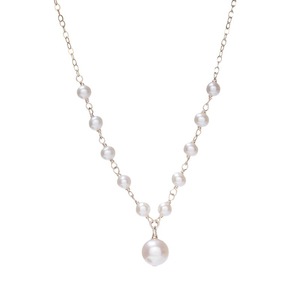 Collier de perles d'eau douce baroque à la mode, nouvelle chaîne de clavicule en pétales, 8-9 mm, bijoux populaires - Product Image 5