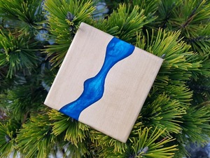 Luxury Resin Wooden <b>Coaster</b> Set Handmade Premium <b>Drink</b> <b>Coasters</b> Stylish Stone <b>Coasters</b> Ideal Gift Item for Festive Seasons - Product Image 1