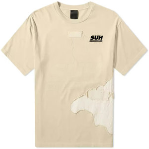 Service OEM T-shirt Homme Léger 100% Coton Uni Imprimé Respirant Séchage Rapide Écologique Effet Vieilli Coupe Ample - Product Image 1