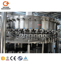 Machine de remplissage de boissons gazeuses 3 en 1, équipement de mélange de CO2, ligne de production de boissons gazeuses