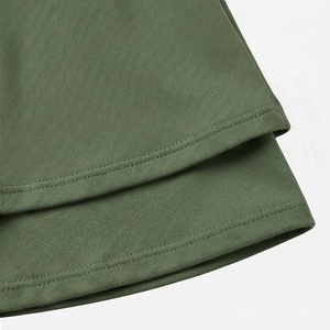 Jupe courte taille haute pour femme, couleur unie, style sportif, volants, tissu respirant en spandex et polyester, à porter toute l'année - Product Image 6
