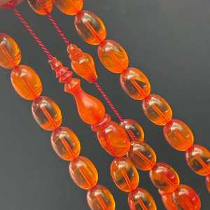 Tasbih islamique en résine fait main, figurine d'ange hibou - Product Image 4