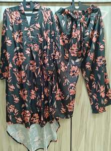 Kurtis ชุด Co-Ord gurtis แบบยาวได้รับความนิยมตัดขึ้นความยาวเต็มพอดีกับ XXL 3XL 4XL สบาย - Product Image 2