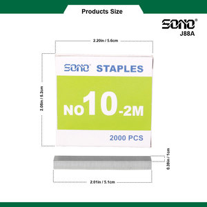 SONO J88A Agrafes en acier au carbone de qualité industrielle garantie OEM, 100 agrafes/rangée, 20 paquets, pour attache de plantes, outil de jardinage, 1 - Product Image 4