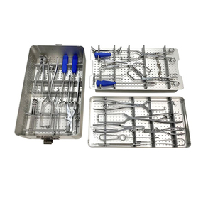 Ensemble d'instruments chirurgicaux orthopédiques manuels pour opérations de reconstruction avec plaques, certifié ISO13485 Classe I, mediva essnce - Product Image 1
