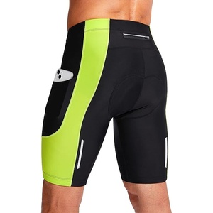 Pantalones Cortos de Ciclismo Unisex de Color Sólido Personalizados, Transpirables, de Poliéster/Algodón, Ajustados, de la Mejor Calidad y Alto Rendimiento, Última Moda en Oferta - Product Image 2