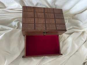 Luxury Solid Wood Jewelry Organizer <b>Box</b> with Sliding <b>Drawers</b> Multi Layer Wooden Jewelry <b>Storage</b> Case for Rings Earrings Necklace - Product Image 6