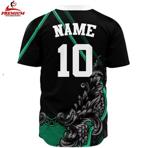 Maillot de baseball 100 % confortable en sublimation, tissu léger et doux, coupe respirante, personnalisable, pour unisexe - Product Image 2