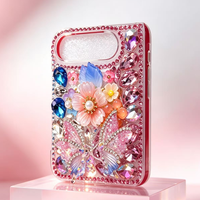 Nouvelle Arrivée 2026 – Série Luxe Pliable Faite Main avec Diamants Scintillants – Coques et Étuis pour iPhone 18 Duo