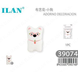 Ornamento per cani Ilan in tessuto, 1 pezzo, accessorio decorativo per la casa - Product Image 1