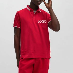 Camiseta de manga corta para hombre, estilo casual elegante, para la colección de verano, para compradores mayoristas, con cuello vuelto y cierre de botones. - Product Image 1