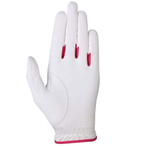 Gants de golf en cuir Cabretta blanc de haute qualité pour hommes, gants de golf professionnels en cuir pour droitiers avec une adhérence douce et confortable - Product Image 1