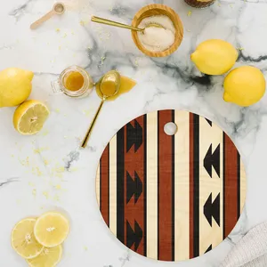 Planche à découper en bois naturel à prix de gros pour la maison et la restauration, finition marbre de luxe - Product Image 1