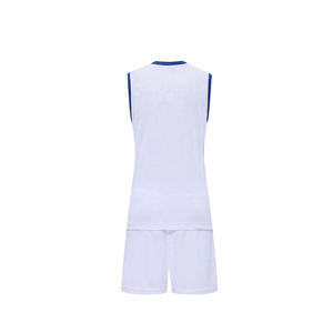 Wholesale Custom Sublimation Unisex <b>Volleyball</b> Uniform Sportswear 100% Polyester Quick Dry Breathable V-neck Front Elastic Waist - Product Image 2