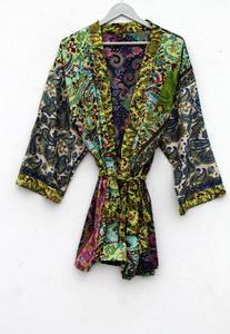 Woman Silk <b>Kimono</b> Vintage <b>Kimono</b> <b>Robe</b> for Women Poly Silk <b>Kimono</b> - Product Image 3