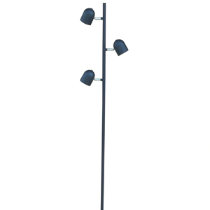 Lampe de sol intérieure 120V LED à commande par bouton, métal, 3000K (blanc chaud), haute luminosité, dimmable, IP20, IRC 80, 30000 heures - Product Image 1