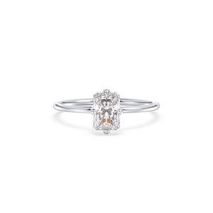 Bagues REYES personnalisées certifiées GRA en argent sterling 925 avec moissanite 0,98 carat pour femmes, bague de fiançailles solitaire, bijoux fins - Product Image 2