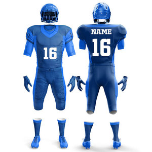 Customized Rugby Football Sets <b>Compression</b> Practice Wear Uniform American Football Kits Soccer Team Club Uniform Adult Sizes - Product Image 1