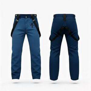 Pantalones de Esquí para Hombre de Nueva Calidad, 100% Poliéster, Teñido Liso, Impermeables, con Aislamiento de Forro Polar, Cierre Personalizado por RIVIAN ATLANTIC - Product Image 4