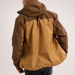 Chaqueta Softshell de Dos Tonos para Hombre, Diseño Elegante con Bloques de Color, Resistente al Viento y al Agua, Chaqueta Softshell Urbana para Viajeros - Product Image 2